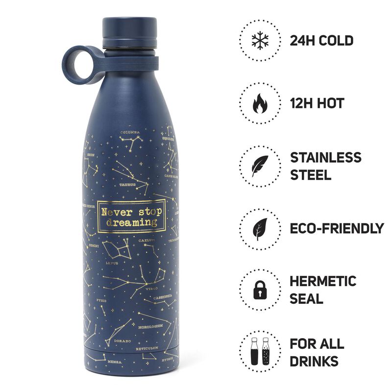 Legami Hot&cold - Vacuum bottle -stars SSB0011 (500ml)