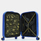 Mandarina Duck LOGODUCK Επεκτεινόμενη σκληρή μικρή βαλίτσα Cabin 55X40X20/23 cm Blue