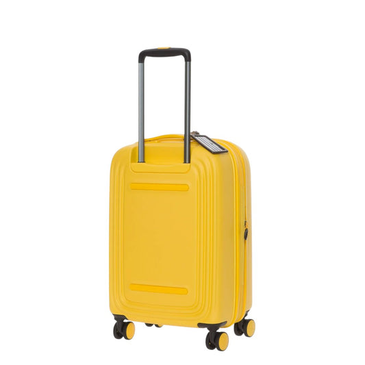 Mandarina Duck βαλίτσα επεκτεινόμενη Logoduck κίτρινη SZV34-05J