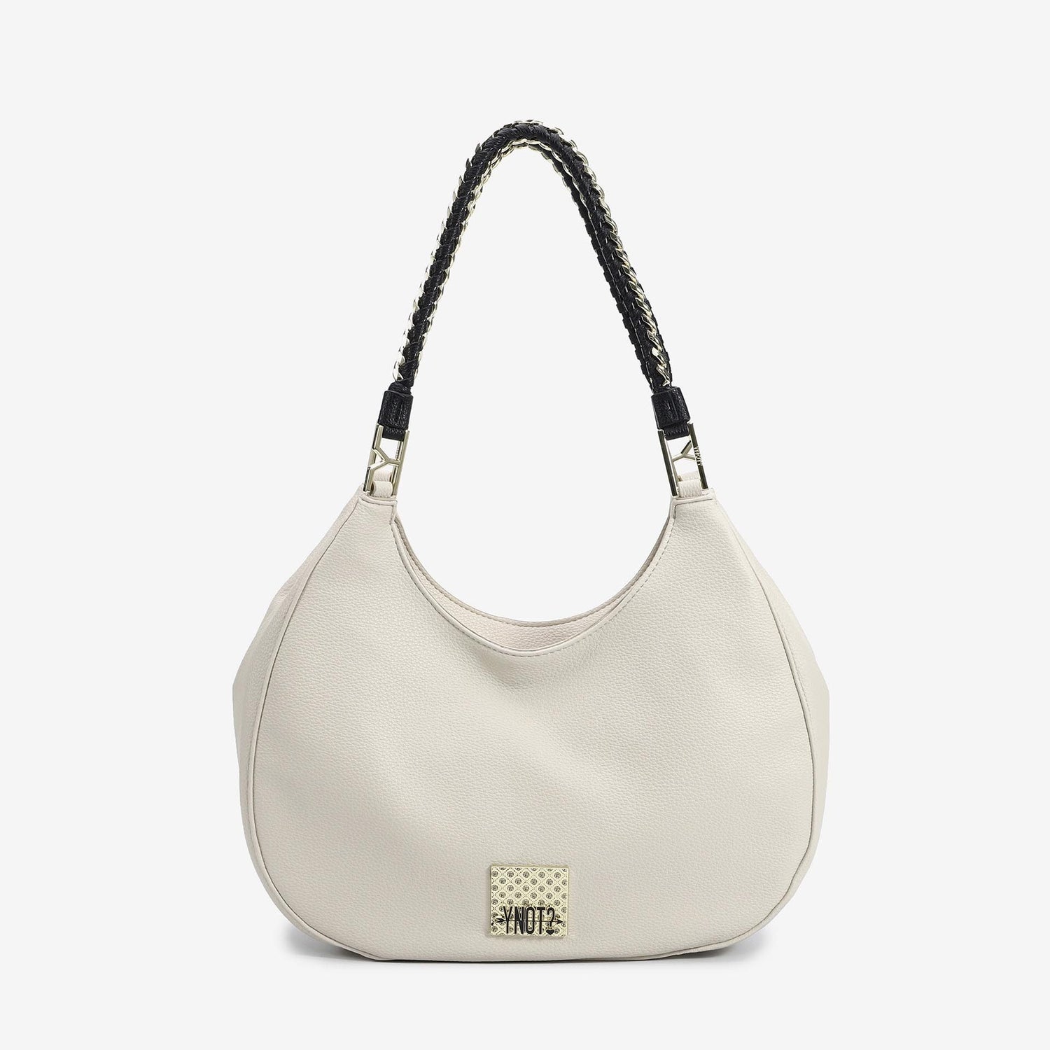 Ynot τσάντα Hobo μεγάλη Cream RAC004F5