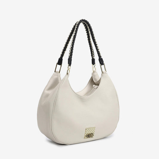 Ynot τσάντα Hobo μεγάλη Cream RAC004F5