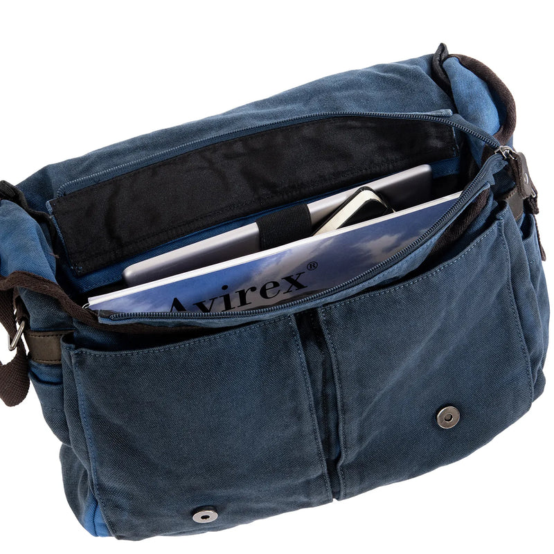Avirex τσάντα ταχυδρόμου CNV0M-500 Blue