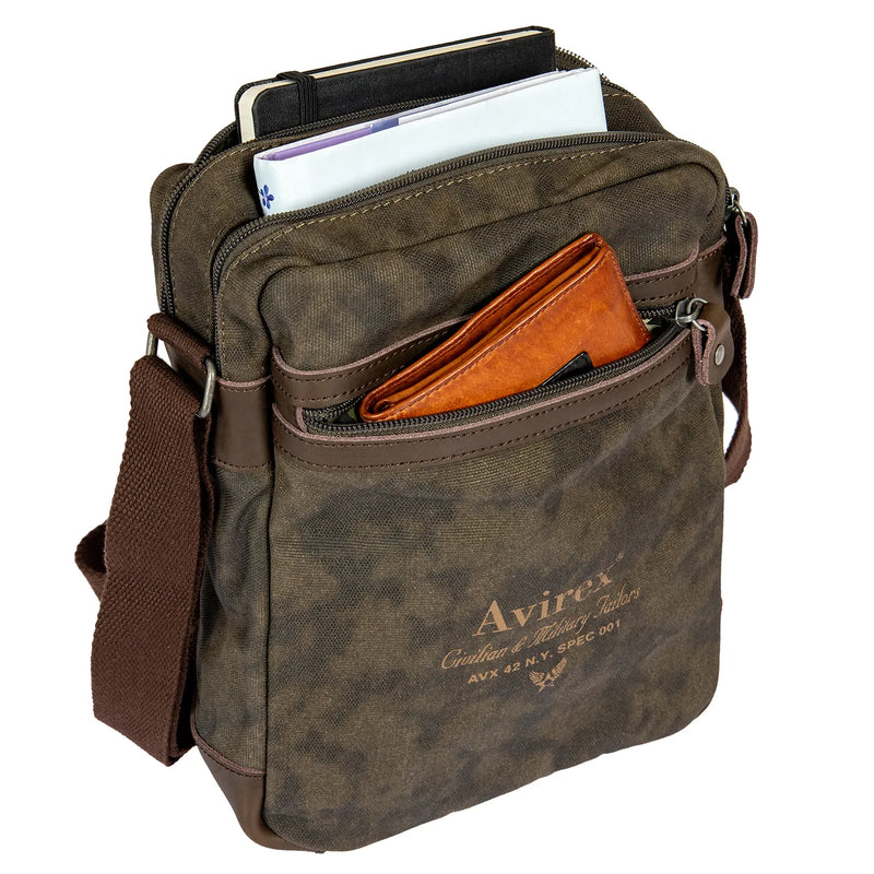 Avirex τσάντα ώμου μεγάλη Dark Green PSD03-610