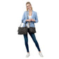 Emily & Noah shoping τσάντα μεσαία grey