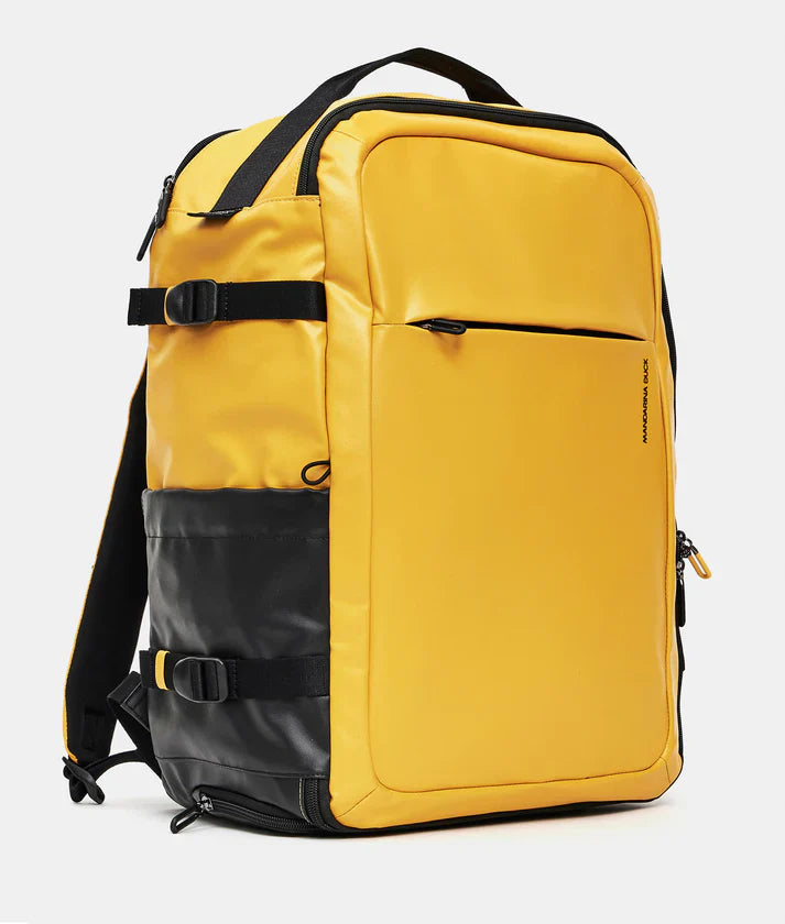 Mandarina Duck Ecocoated τσάντα ταξιδίου μεγάλη Yellow P10OST09-05J