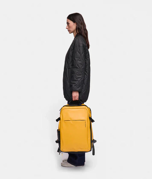 Mandarina Duck Ecocoated τσάντα ταξιδίου μεγάλη Yellow P10OST09-05J