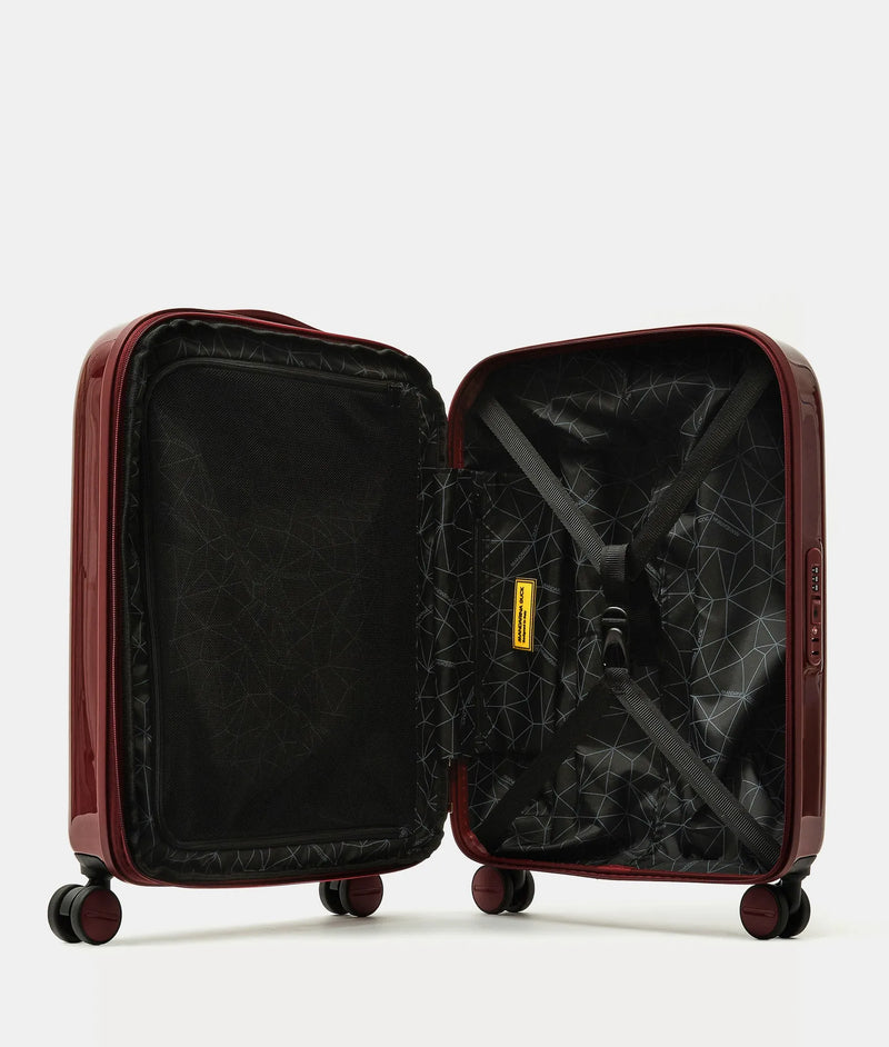 Mandarina Duck βαλίτσα LOGODUCK Metal Red επεκτεινόμενη καμπίνας μικρή
