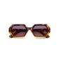 OKKIA γυαλιά ηλίου Andrea εξαγωνικά Havana yellow OK022-HY