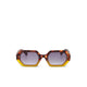 OKKIA γυαλιά ηλίου Andrea εξαγωνικά Havana yellow OK022-HY