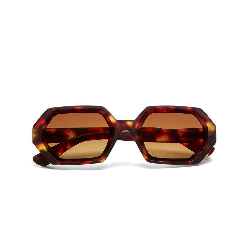 OKKIA γυαλιά ηλίου Andrea εξαγωνικά Classic Havana OK022-CH
