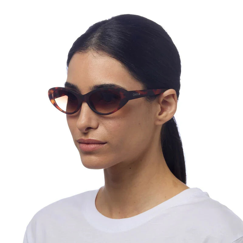 Okkia γυαλιά Lina Small Cat Eye Classic Havana OK029-CH