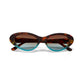 Okkia γυαλιά Lina Small Cat Eye Havana and blue OK029-HB