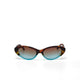 Okkia γυαλιά Lina Small Cat Eye Havana and blue OK029-HB