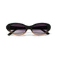 Okkia γυαλιά Lina Small Cat Eye Black rose OK029-BP
