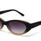 Okkia γυαλιά Lina Small Cat Eye Black rose OK029-BP