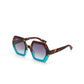 OKKIA γυαλιά ηλίου Emma εξαγωνικά blue Havana OK015-HB