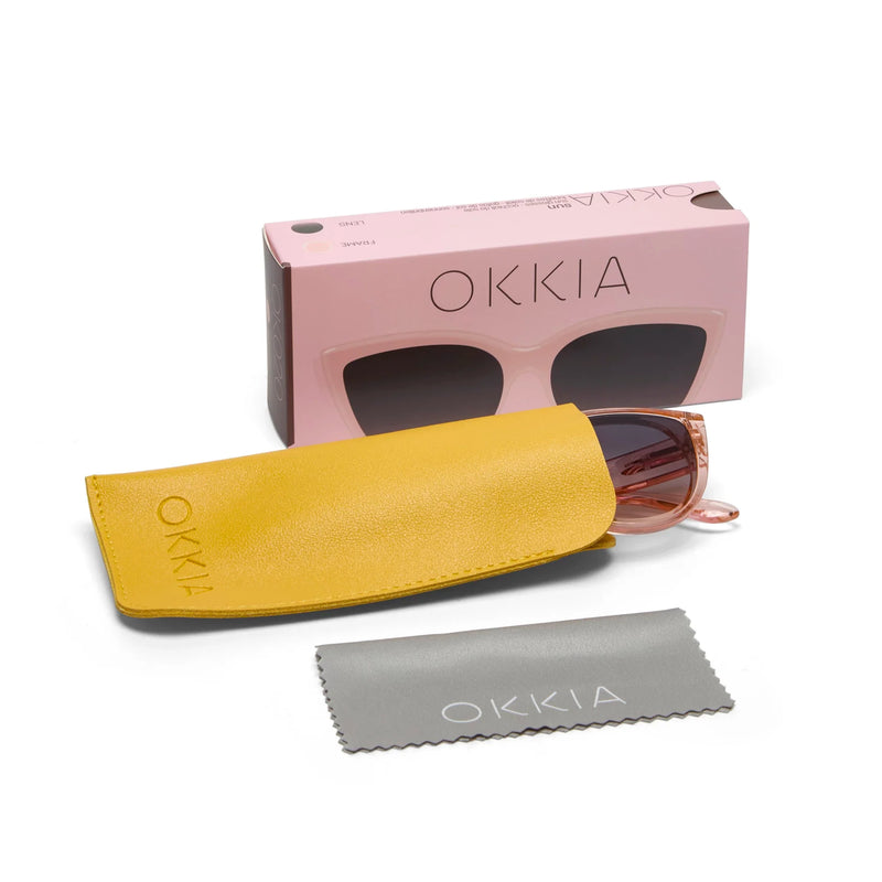 OKKIA γυαλιά ηλίου Silvia Transparent Pink OK020-TPI