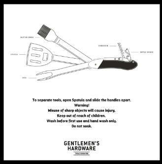 Πολυεργαλείο BBQ Gentlemen's Hardware