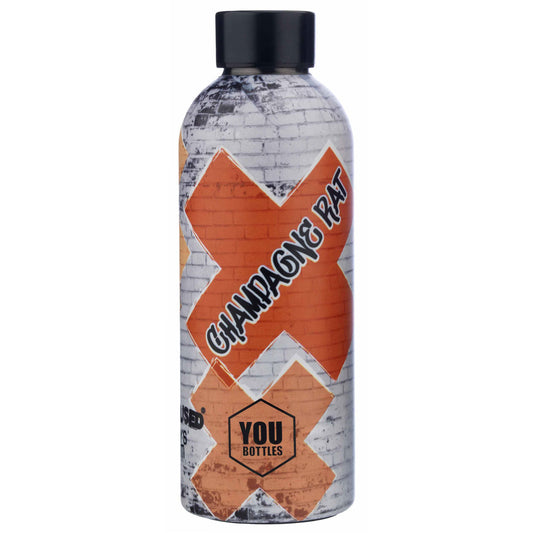 Θερμός YouBottles Bansky Champagne Rat 500ml