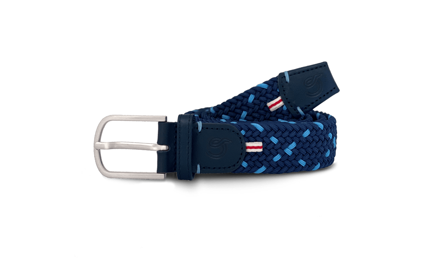 La Boucle ζώνη Helsinki CROSS Navy Blue Blue