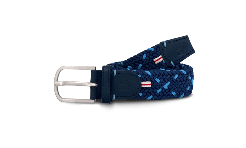 La Boucle ζώνη Helsinki CROSS Navy Blue Blue